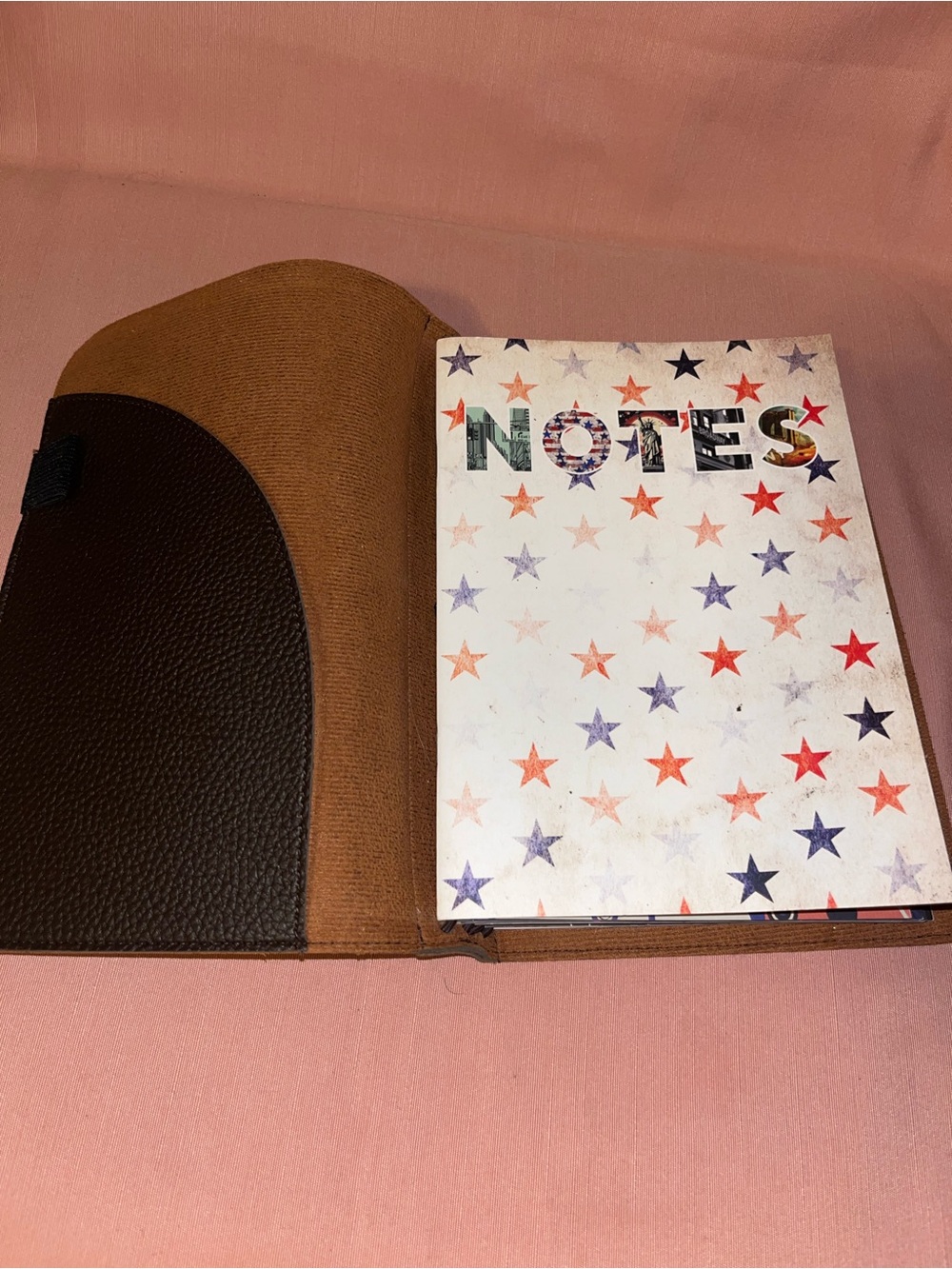 Jane’s Agenda Classic Dark BrowPebbled Leather PlannerCover with 4 inserts - Picture 3 of 16